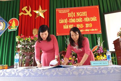 HỘI NGHỊ CB-CC-VC NĂM HỌC 2018-2019