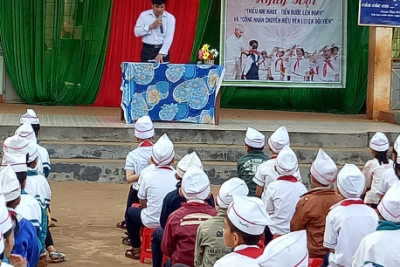 NGÀY HỘI “THIẾU NHI VUI KHỎE” TIẾN BƯỚC LÊN ĐOÀN